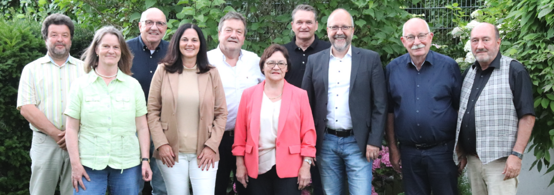 Das Bild zeigt die Mitglieder CDU Fraktion im Gemeinderat und Kreistag
